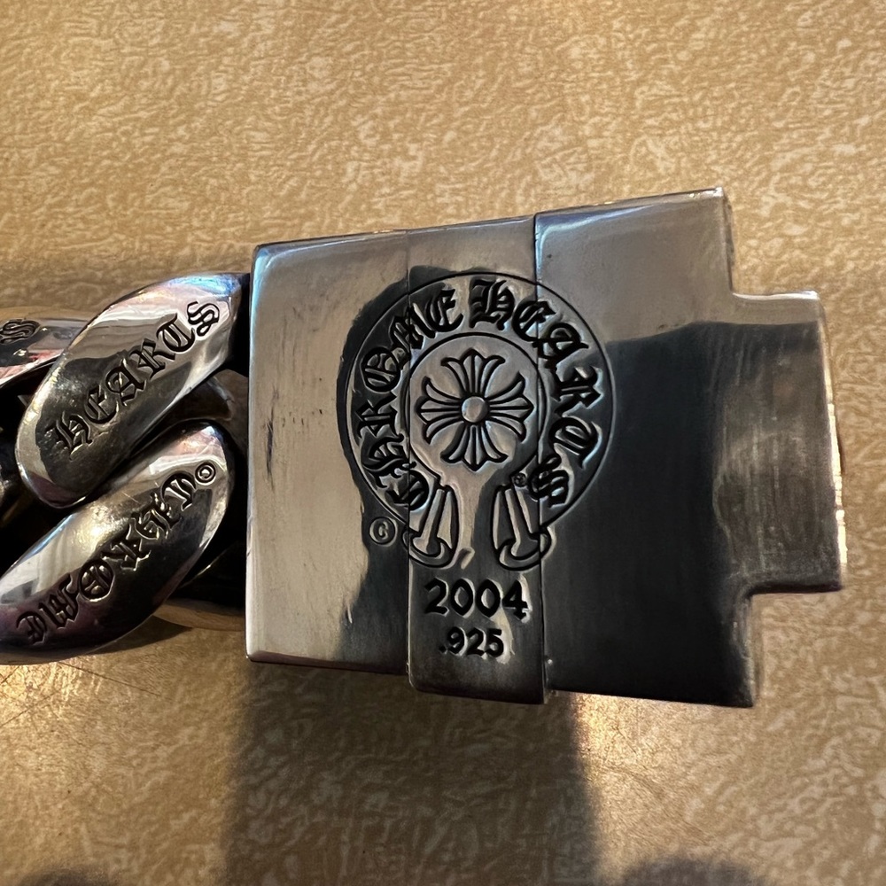 Chrome Hearts fleur xl classic link bracelet